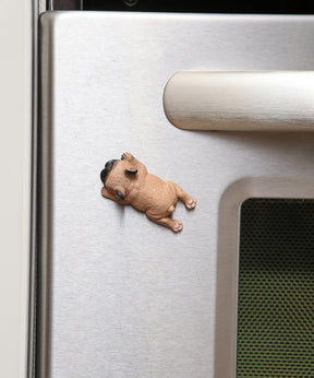 French Bulldog Sleeping Magnet on fridge
