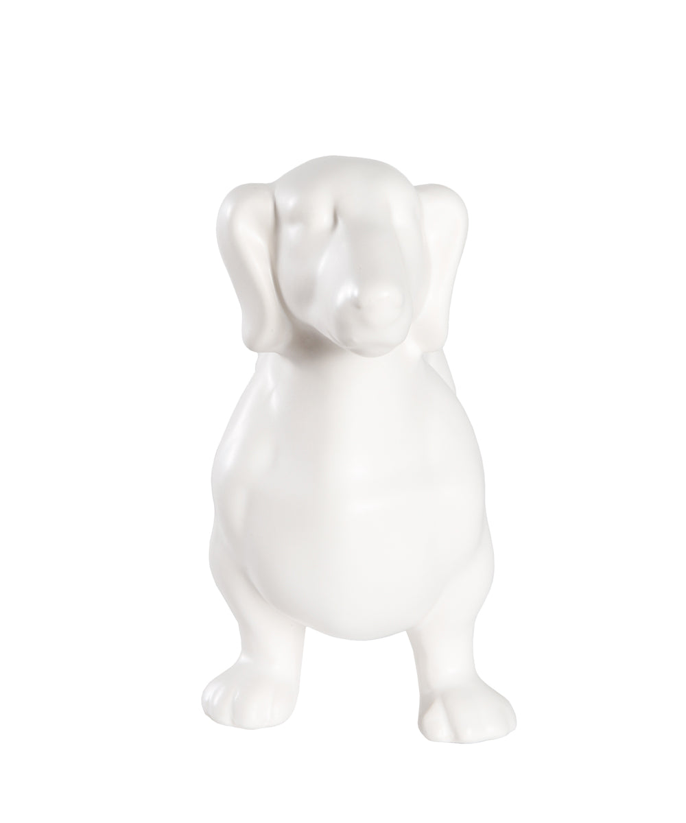 Standing Dachshund Ceramic Statue, Custom Pet Ceramic Statue