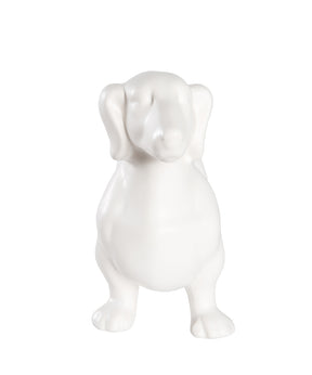 Standing Dachshund Ceramic Statue, Custom Pet Ceramic Statue