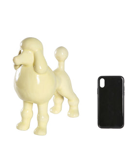 Standing Poodle Ceramic Pet Statue