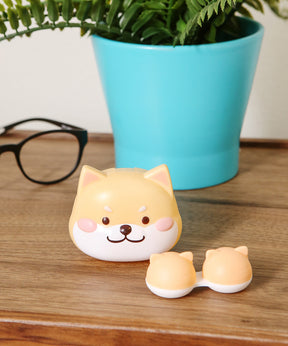 Shiba Contact Lens Case on table