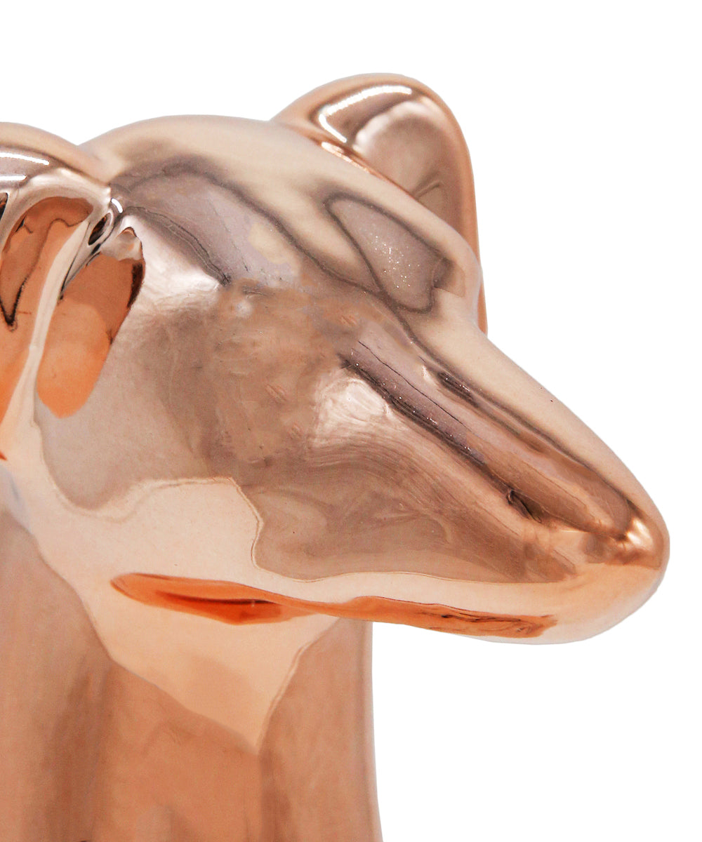 Sitting Greyhound Ceramic Pet Statue