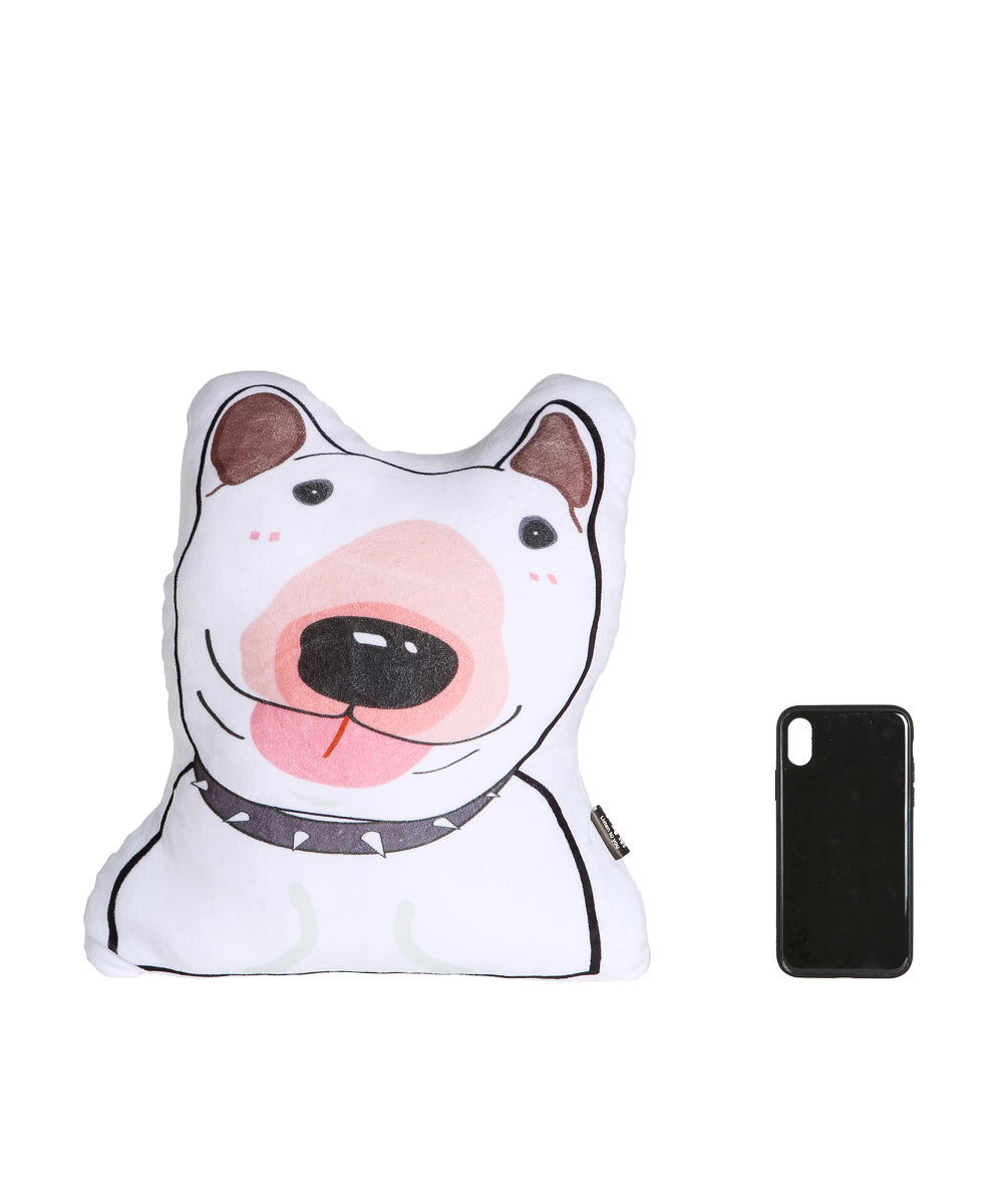 Soft Bull Terrier Pillow
