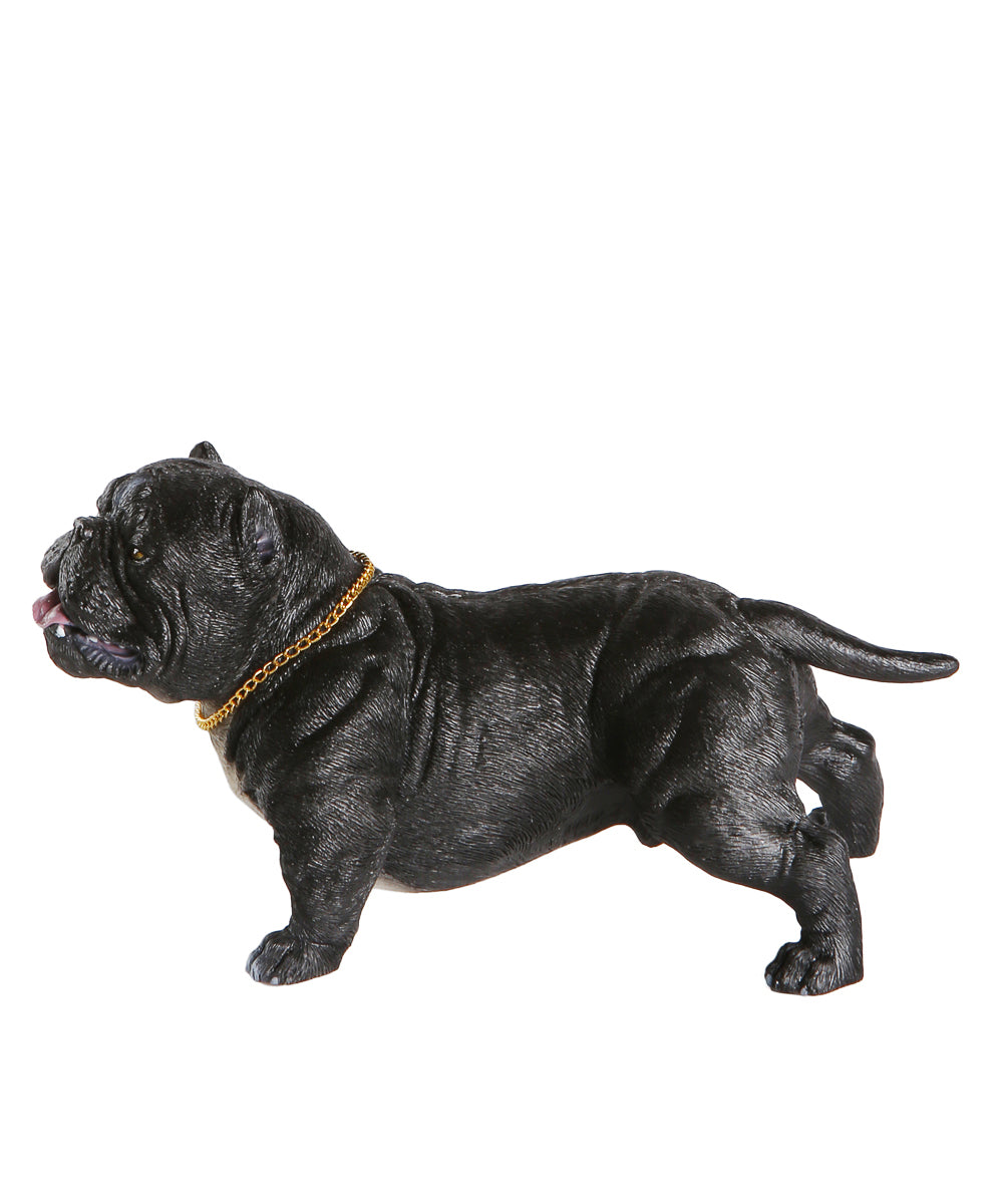 Handmade American Bully Exotic Statue 1:6 side view